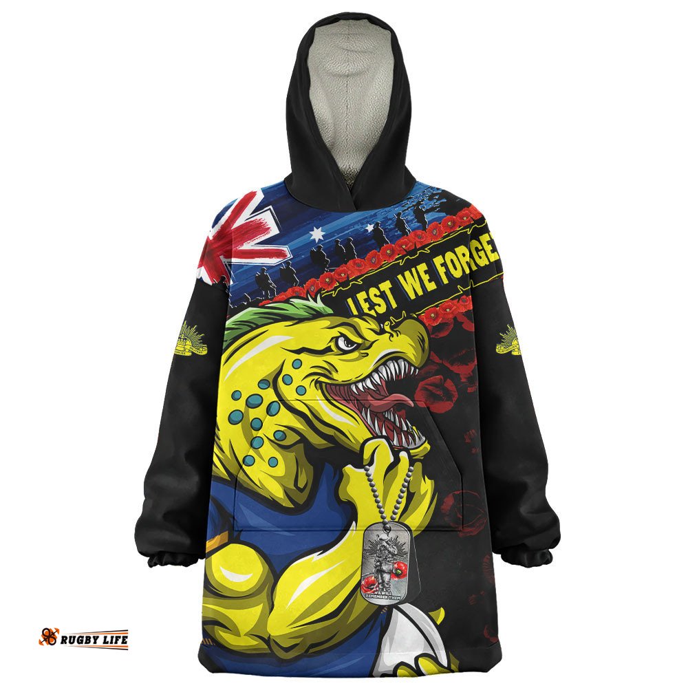 RugbyLife Parramatta Eels Snug Hoodie Anzac Remembrance Of The Fallen