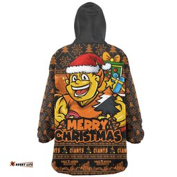 RugbyLife GWS GIANTS Snug Hoodie Festive Holiday Merry Christmas Vibe