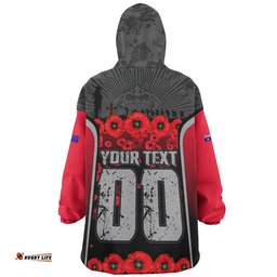 RugbyLife Essendon Snug Hoodie Lest We Forget In Eternal Honor And Duty