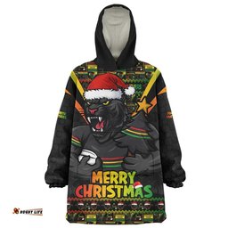 RugbyLife Penrith Panthers Snug Hoodie Merry Christmas Festive Spirit Edition