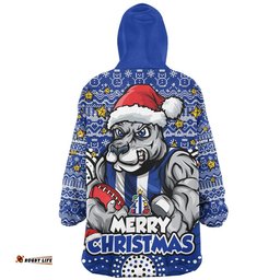 RugbyLife North Melbourne Snug Hoodie Ugly Christmas Knit Patterns Vintage Jersey