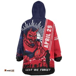 RugbyLife Melbourne Snug Hoodie Anzac Day Lest We Forget Memorial