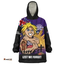 RugbyLife Fremantle Snug Hoodie ANZAC Day Honour And Football Legacy