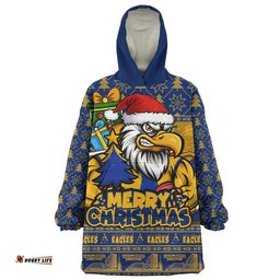 RugbyLife West Coast Eagles Snug Hoodie Festive Holiday Merry Christmas Vibe