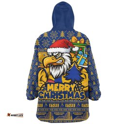 RugbyLife West Coast Eagles Snug Hoodie Festive Holiday Merry Christmas Vibe