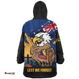 RugbyLife West Coast Eagles Snug Hoodie ANZAC Day Honour And Football Legacy