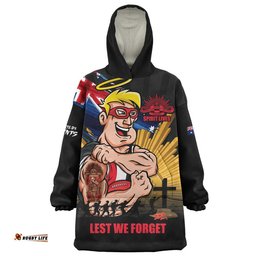 RugbyLife St Kilda Snug Hoodie ANZAC Day Honour And Football Legacy