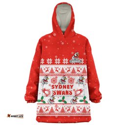 RugbyLife Sydney Swans Snug Hoodie Special Ugly Christmas Holiday Footy Fans