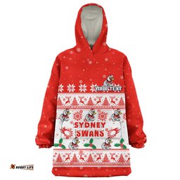 RugbyLife Sydney Swans Snug Hoodie Special Ugly Christmas Holiday Footy Fans