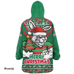 RugbyLife South Sydney Rabbitohs Snug Hoodie Merry Christmas Festive Spirit Edition