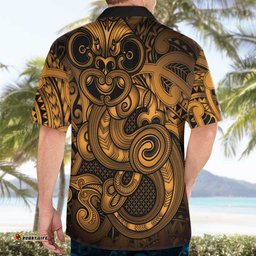 Aotearoa Maori Hei Tiki Hawaiian Shirt Koura Kowhaiwhai Puhoro Motif LT9