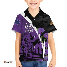 Australia ANZAC Day Hawaiian Shirt Animals of War - Lest We Forget LT7