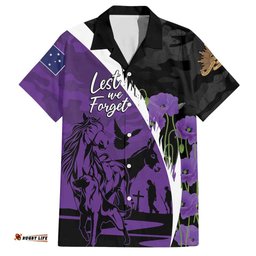 Australia ANZAC Day Hawaiian Shirt Animals of War - Lest We Forget LT7