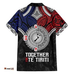 Aotearoa and Samoa Mo Te Tiriti Hawaiian Shirt Tangata Moana Stand with Tangata Whenua LT9