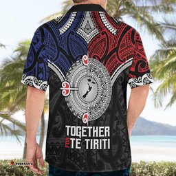 Aotearoa and Samoa Mo Te Tiriti Hawaiian Shirt Tangata Moana Stand with Tangata Whenua LT9