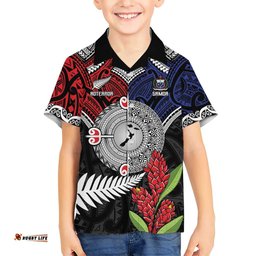 Aotearoa and Samoa Mo Te Tiriti Hawaiian Shirt Tangata Moana Stand with Tangata Whenua LT9