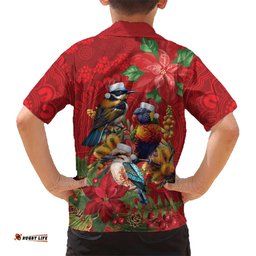 Aussie Native Bird Hawaiian Shirt Aboriginal Inspired Christmas LT9