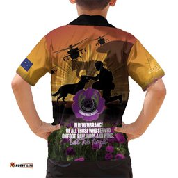 Animal War Heroes Australia ANZAC Day Hawaiian Shirt We Will Always Remember Them LT14