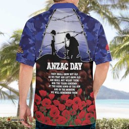 ANZAC Day Hawaiian Shirt Lest We Forget DT05