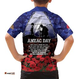 ANZAC Day Hawaiian Shirt Lest We Forget DT05