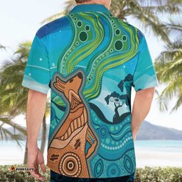 Aussie Aurora Borealis Aboriginal Art Hawaiian Shirt LT7