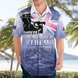 Australia ANZAC Day Hawaiian Shirt Battle Of Passchendaele Remember Them LT05