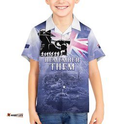 Australia ANZAC Day Hawaiian Shirt Battle Of Passchendaele Remember Them LT05