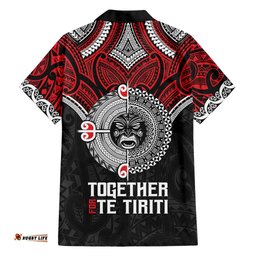 Aotearoa and Tonga Mo Te Tiriti Hawaiian Shirt New Zealand Honour The Treaty Ake!Ake!Ake! LT9