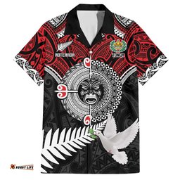 Aotearoa and Tonga Mo Te Tiriti Hawaiian Shirt New Zealand Honour The Treaty Ake!Ake!Ake! LT9