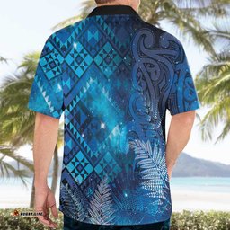 Aotearoa Taniko Matariki Hawaiian Shirt Cosmic Blue LT7