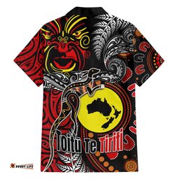 Aotearoa and Australia Toitu Te Tiriti Hawaiian Shirt Honour the Treaty - Stand Together Stand Stronger LT03