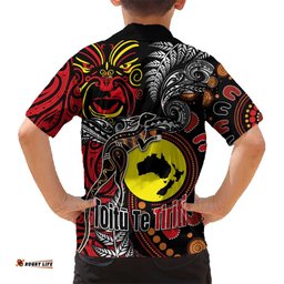 Aotearoa and Australia Toitu Te Tiriti Hawaiian Shirt Honour the Treaty - Stand Together Stand Stronger LT03