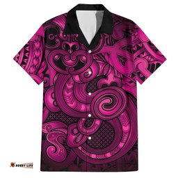 Aotearoa Maori Hei Tiki Hawaiian Shirt Mawhero Kowhaiwhai Puhoro Motif LT9