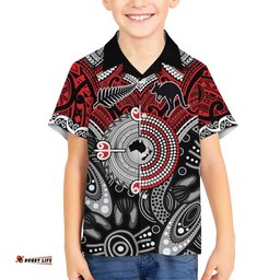 Aotearoa and Australia Hawaiian Shirt New Zealand Honour The Treaty Ake!Ake!Ake! LT9
