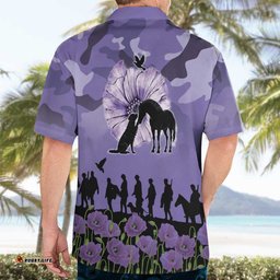 ANZAC Day Hawaiian Shirt Lest We Forget the Animals Too LT19