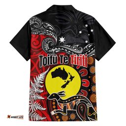 Aotearoa and Australia Toitu Te Tiriti Hawaiian Shirt Honour the Treaty - Te Tiriti Is Us LT03