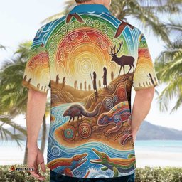 Aboriginal Dreamtime Animals Stories Hawaiian Shirt LT9