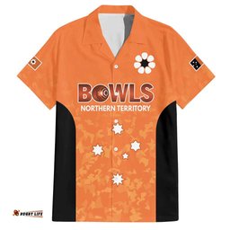 Australian Northern Territory Lawn Bowls Custom Hawaiian Shirt Aussie Minimalist Style LT9