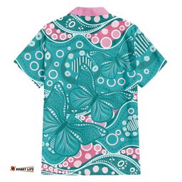 Australia Hereditary Cancer Awareness Hawaiian Shirt Aboriginal Butterflies LT7