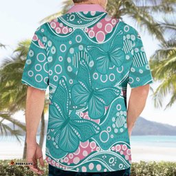 Australia Hereditary Cancer Awareness Hawaiian Shirt Aboriginal Butterflies LT7