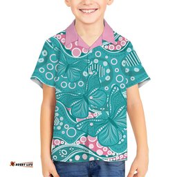 Australia Hereditary Cancer Awareness Hawaiian Shirt Aboriginal Butterflies LT7