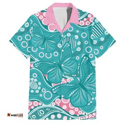 Australia Hereditary Cancer Awareness Hawaiian Shirt Aboriginal Butterflies LT7