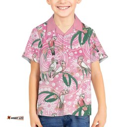 Australia Galah Aboriginal Hawaiian Shirt Breast Cancer Awareness LT7