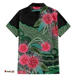 Australia Hakea Hawaiian Shirt Aussie Native Flowers Indigenous Art LT14