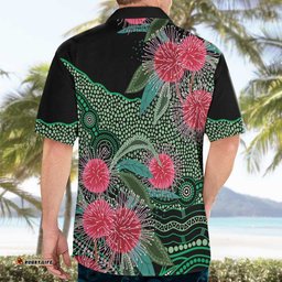 Australia Hakea Hawaiian Shirt Aussie Native Flowers Indigenous Art LT14