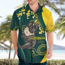 Australia Day Hawaiian Shirt Koala Aboriginal Art LT7