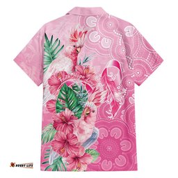 Australia Cockatoos Breast Cancer Hawaiian Shirt Faith Hope Love LT05