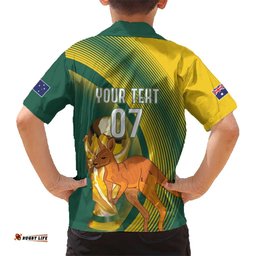 Australia Socceroos WC2026 Custom Hawaiian Shirt Golden Champions LT7