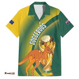 Australia Socceroos WC2026 Custom Hawaiian Shirt Golden Champions LT7