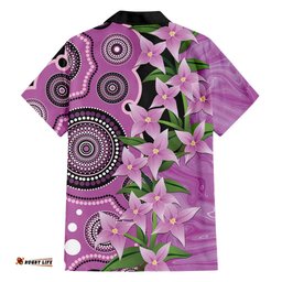 Australia Boronia Hawaiian Shirt Aussie Native Flowers Indigenous Art LT14